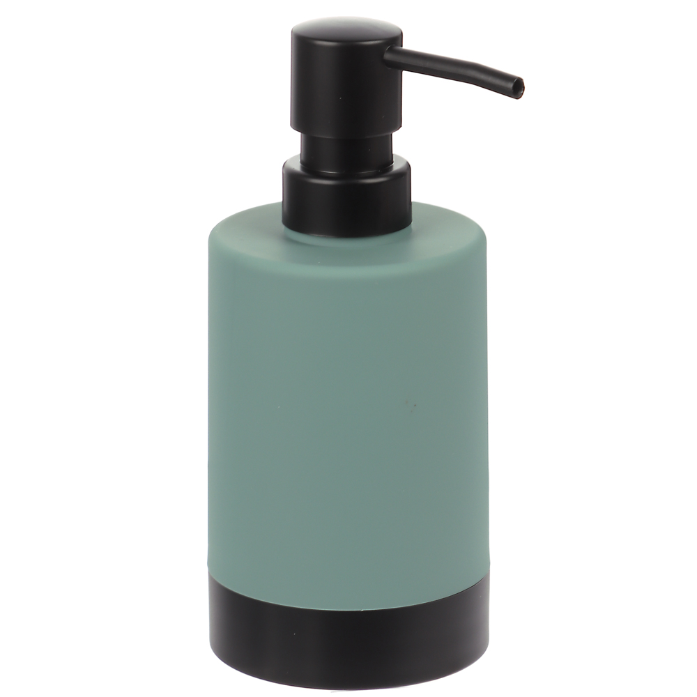 Дозатор жидкого мыла GUL, серо-зелёный, пластик, SWP-2401-GRN-01 - #1