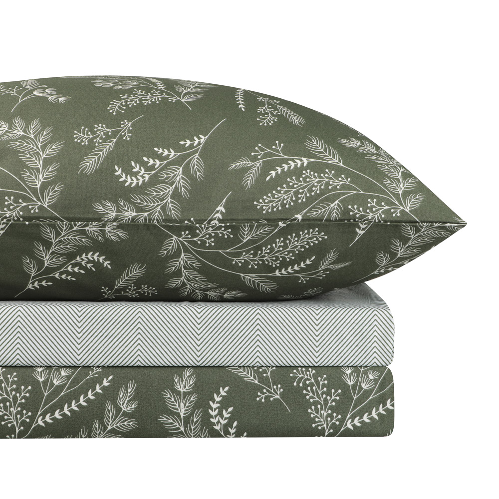 PROVANCE Кантри Комплект постельного белья евро (4 предмета), поплин, 100% хлопок, 3 цвета - #1