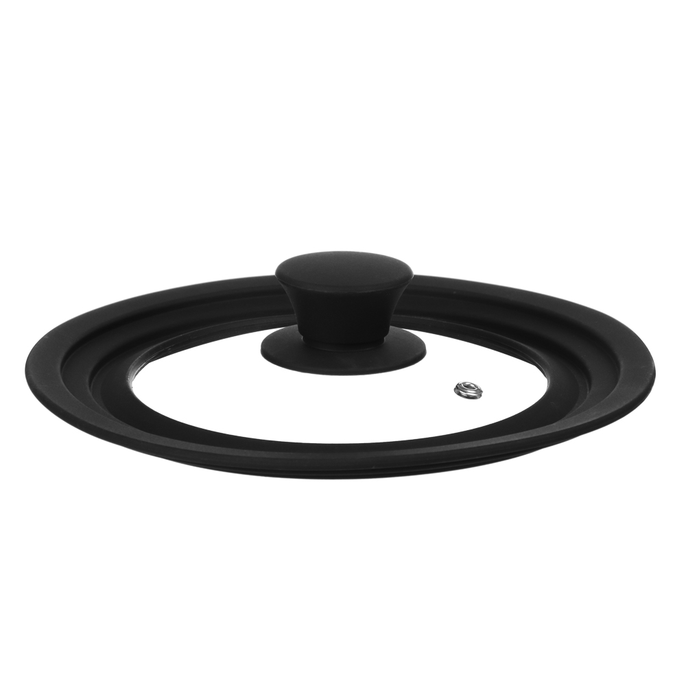 SATOSHI Крышка универсальная стекло/силикон с ручкой, 16-18-20см - #1