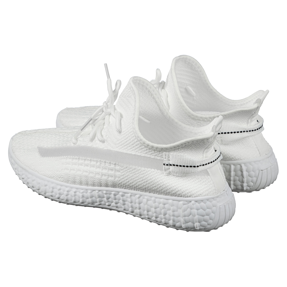 Кроссовки спортивные, р. 44, белые, полиэстер, ПВХ - #3