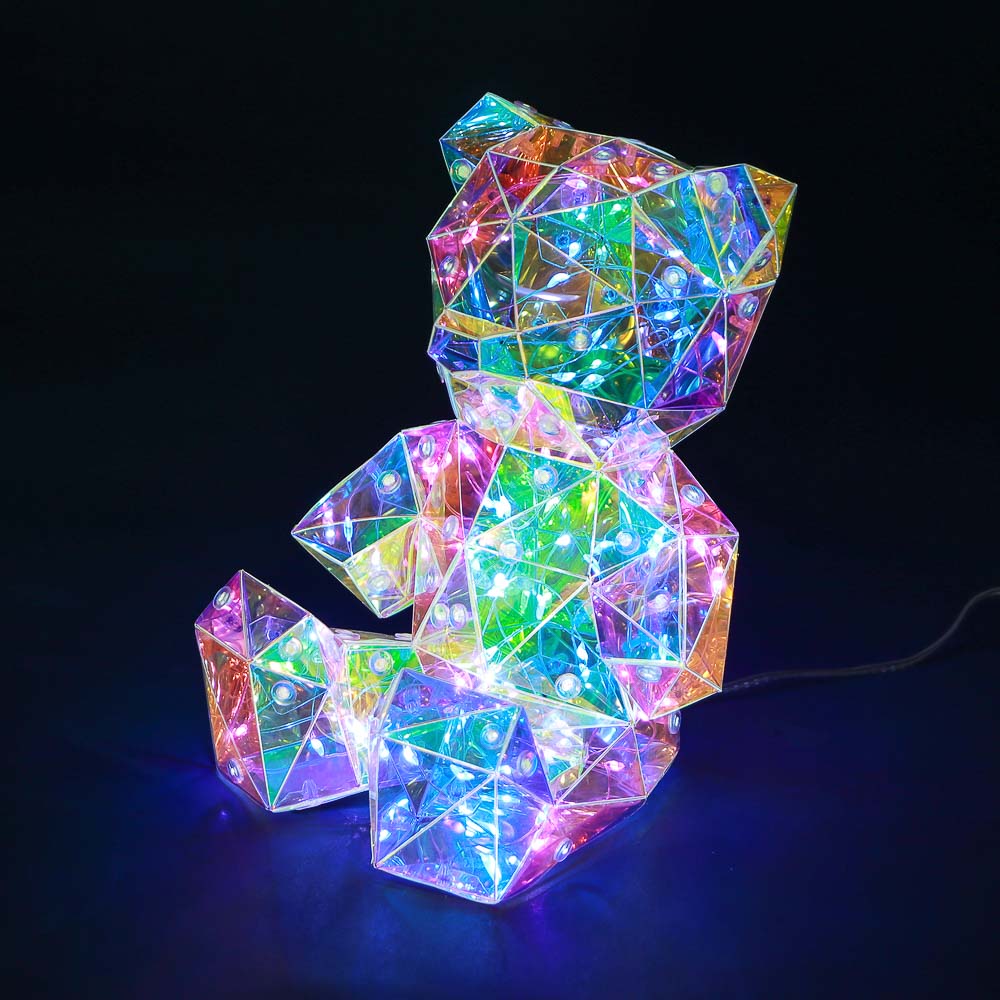 СНОУ БУМ Медвежонок, 10х17 см, 70 LED, постоянное свечение, USB - #2