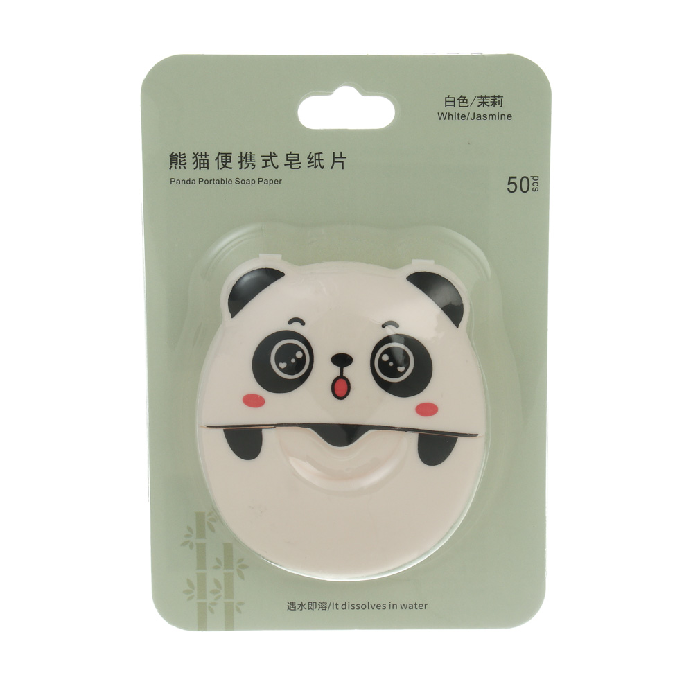 Листовое мыло в футляре Панда, 50 листов - #6
