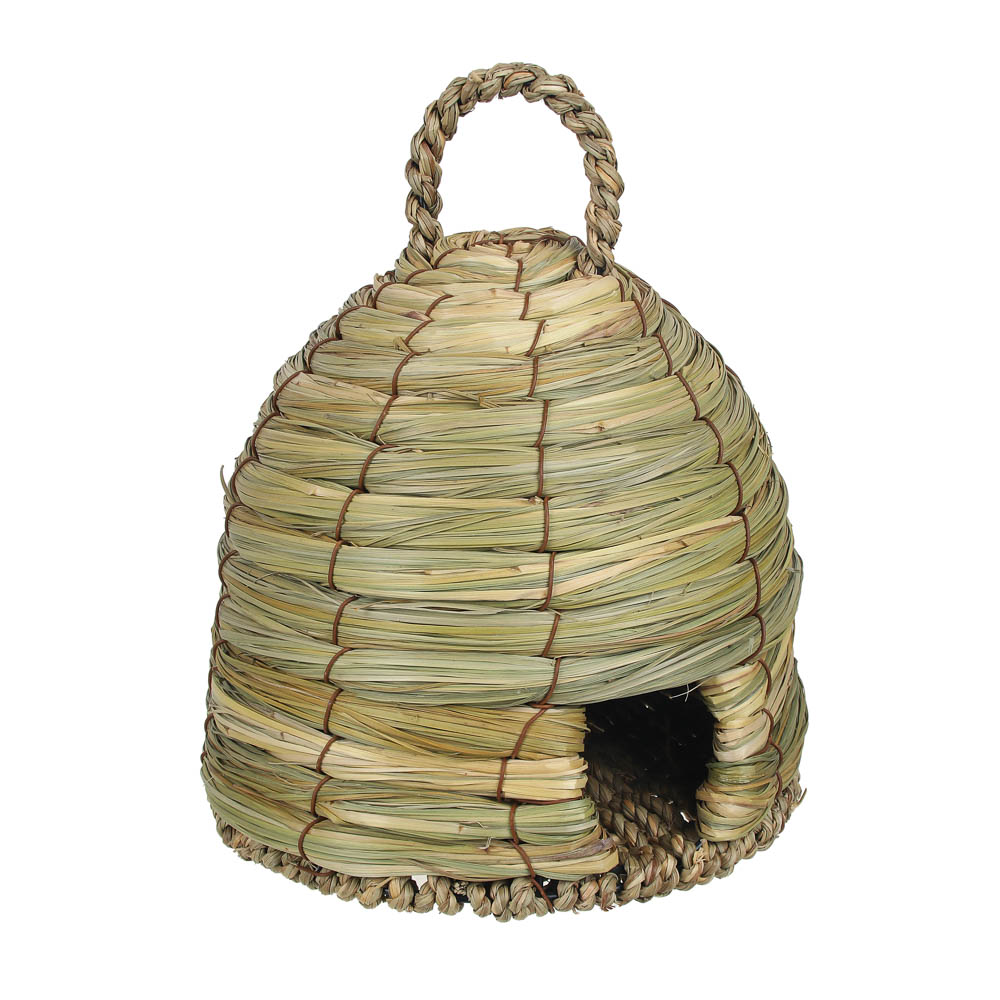 INBLOOM Домик для птиц из соломы, 24x20см - #1