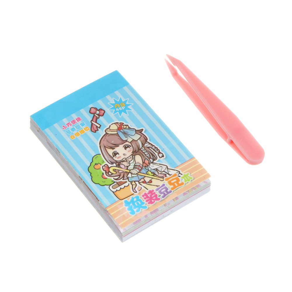 Раскраска детская с наклейками "Переодевашки", 4х6см, бумага, микс - #1