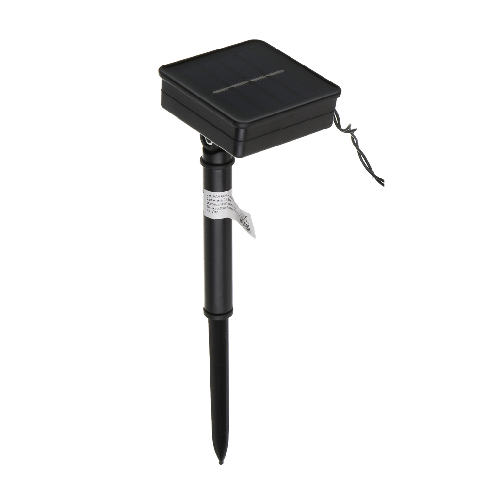 Гирлянда на солн. батар. тм INBLOOM Колибри, 7м, 20LED, шампань, AA600mAh Ni-MH,2 реж.,ABS,PVC,PS - #4
