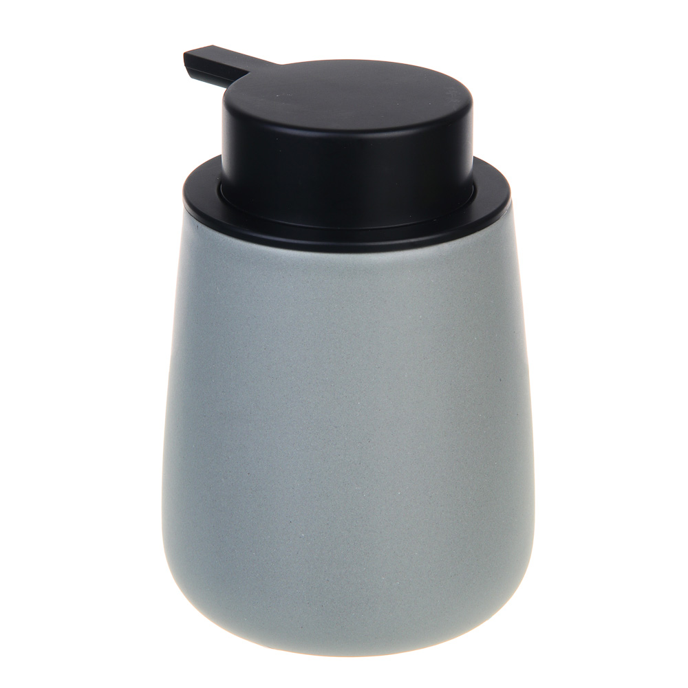 VETTA Дозатор для жидкого мыла, 320 мл, 13x9x9 см, керамика, "Космос", серый - #5