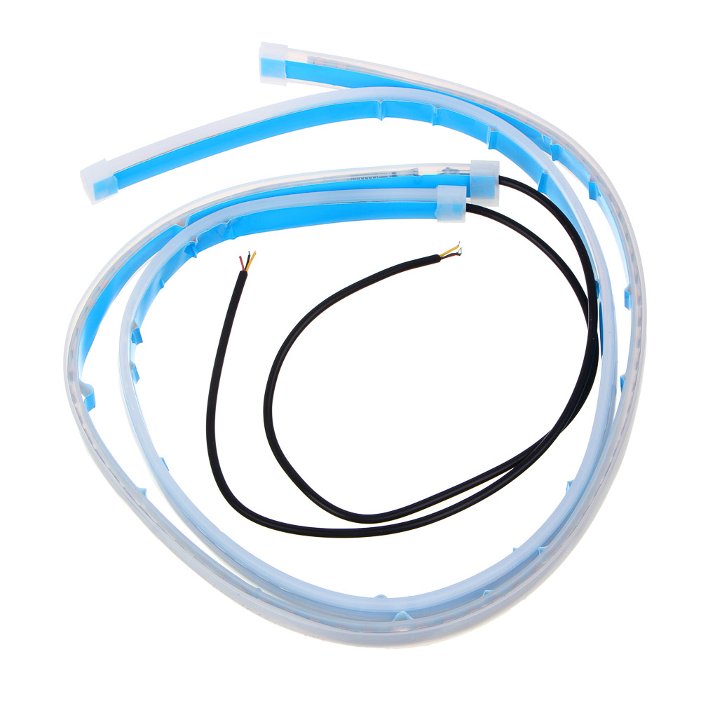 Светодиодные ленты на фары NG, голубой, 2 шт, 60 см - #2