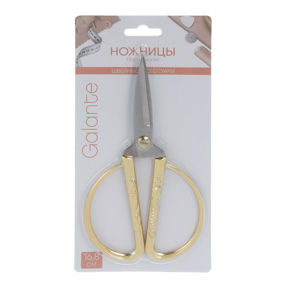 GALANTE Ножницы портновские, металл, 16,8см - #4