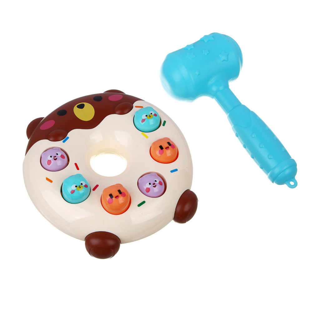 Развивающая игрушка сортер "Пончик", ABS, 22х5,5х15см, 2 диза - #5