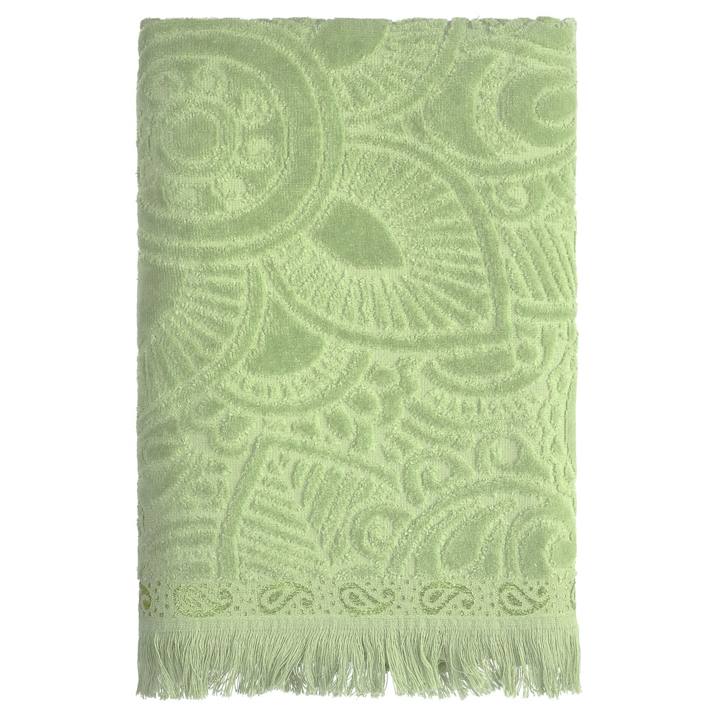 PROVANCE Эвкалипт Полотенце махровое, 100% хлопок, 70х130см, 450гр/м, зеленый - #8