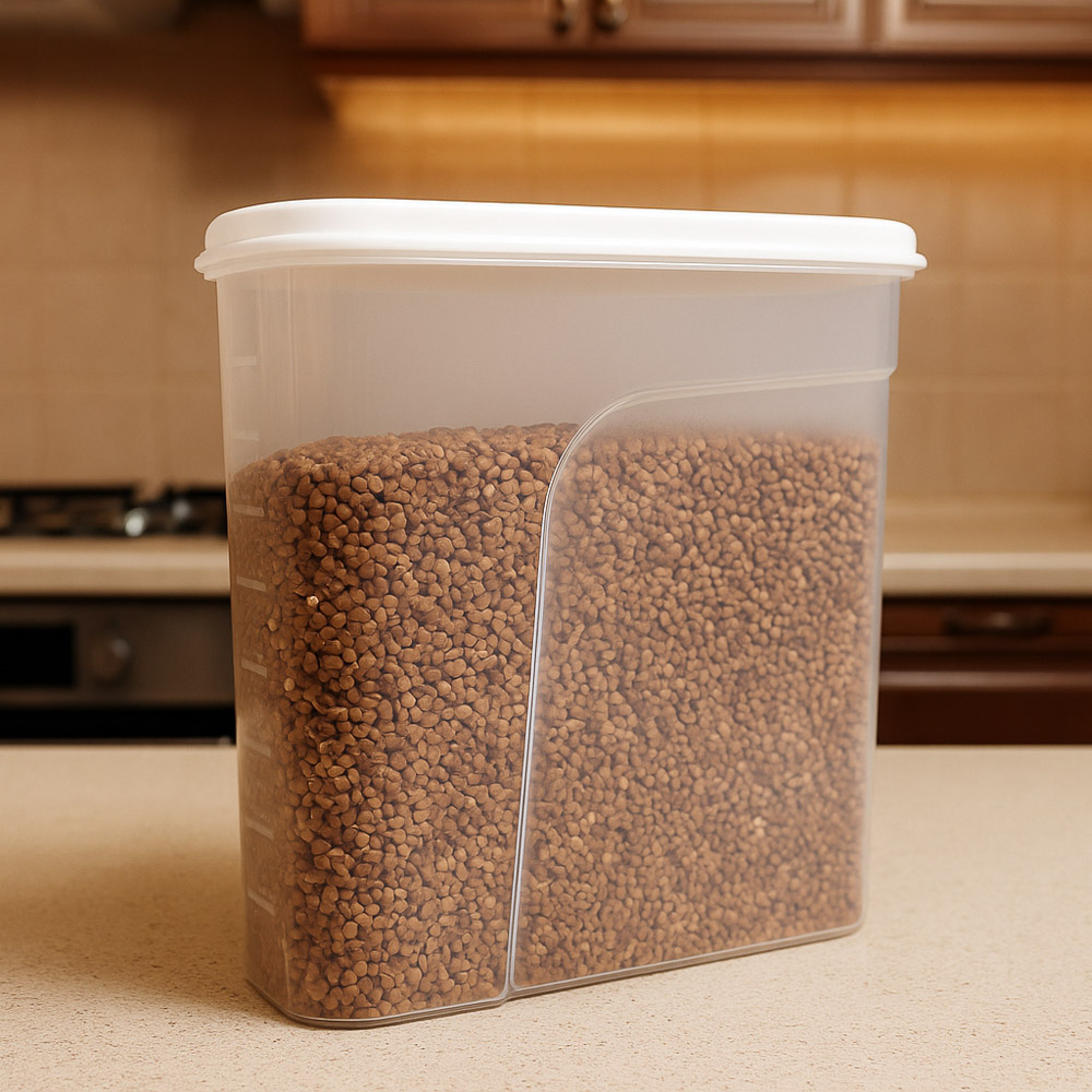 Банка для сыпучих продуктов МАШ прямоугольный 2,4л, пластик - #7