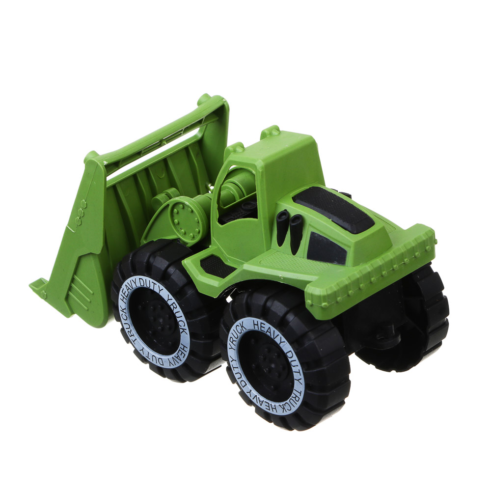 ИГРОЛЕНД Трактор с ковшом, подвижные детали, PP, 19х23,5х7 см, 4 дизайна - #7