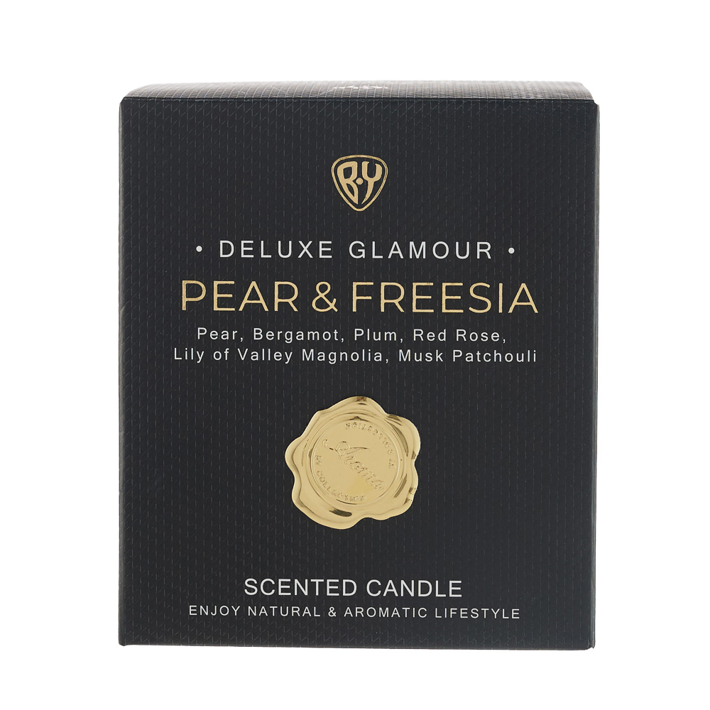 BY Свеча ароматизированная Deluxe Glamour, 200гр., Pear&Freesia - #8