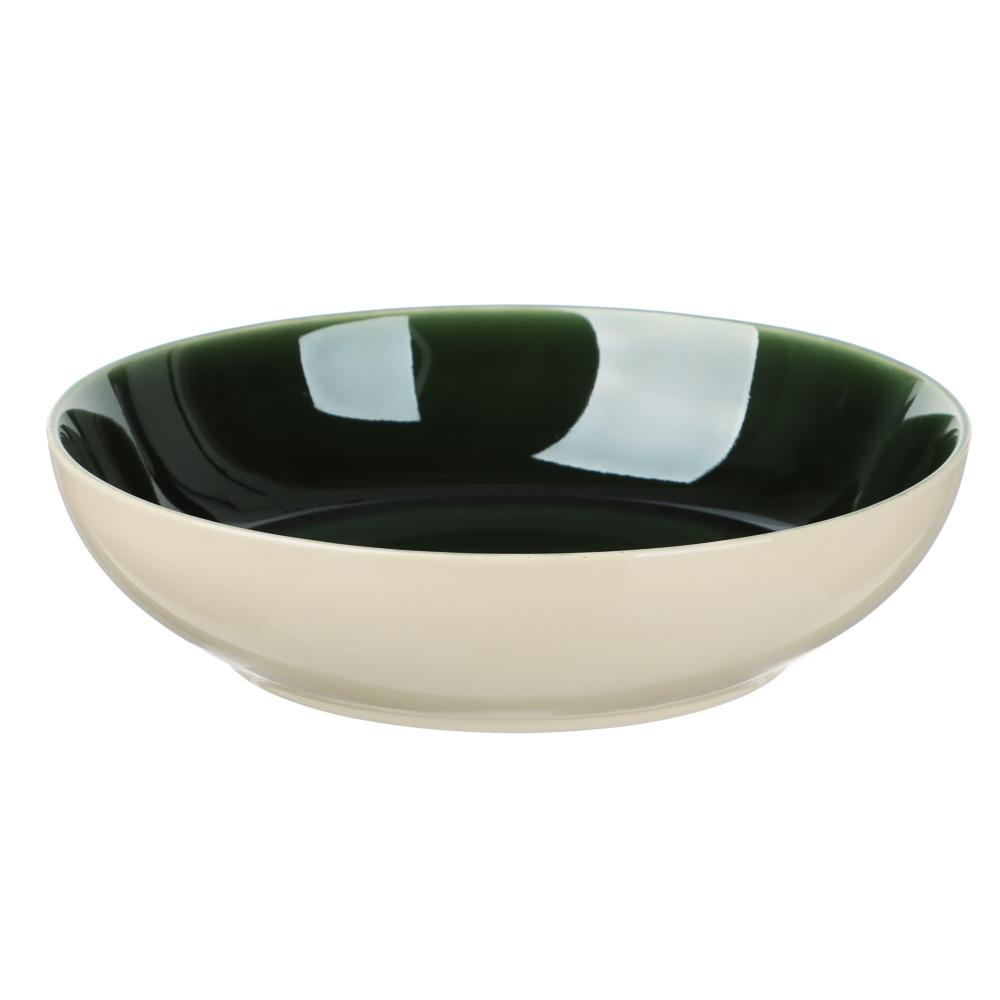 Тарелка для супа/салатник 20х5см, 830мл, тм MILLIMI Верде, керамика - #1