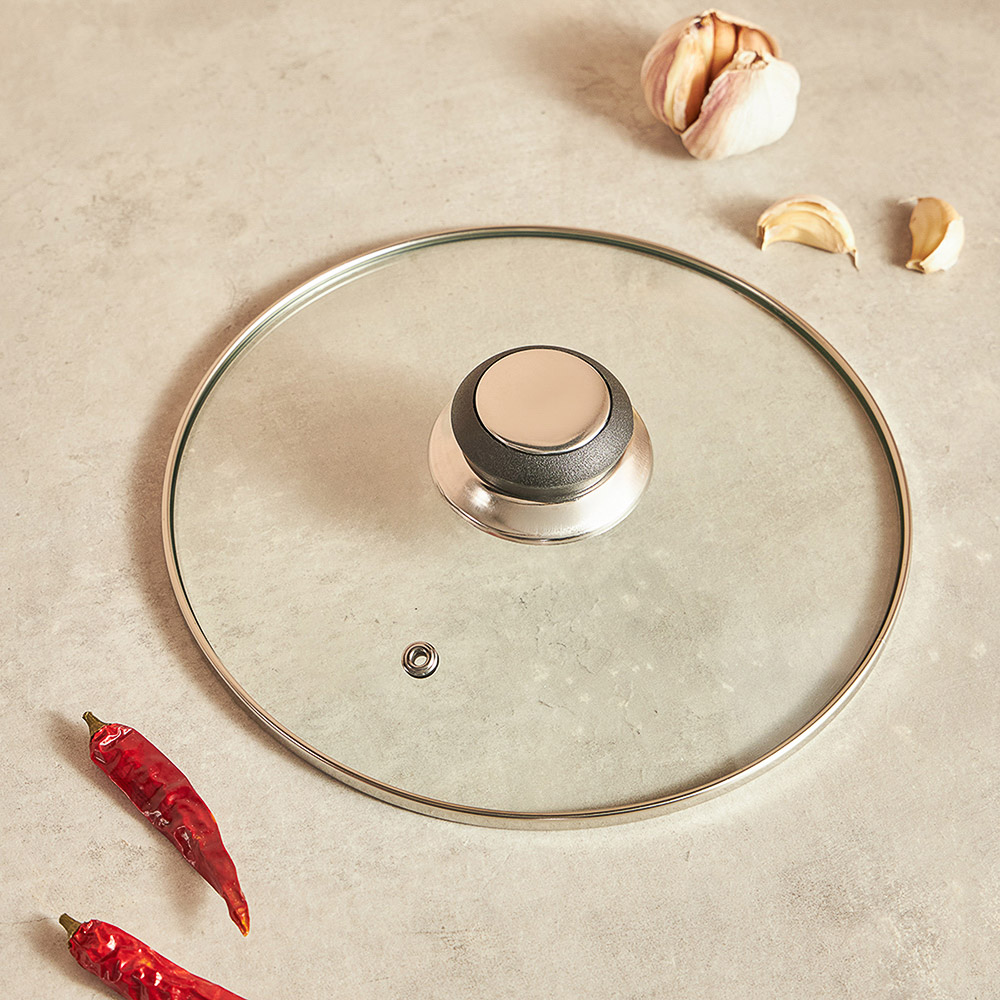 Стрейтон Кастрюля 18х10,5см, 2,1л, со стекл. крышкой - #10