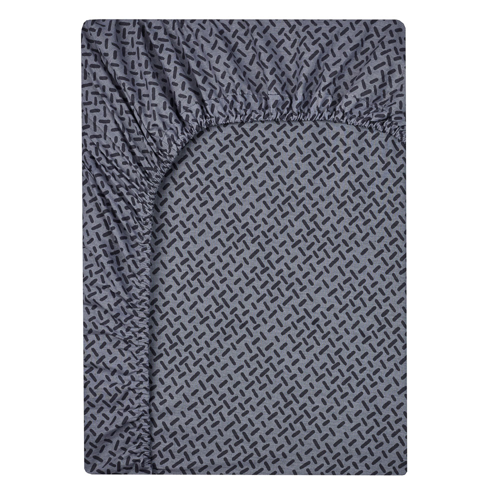 Простыня на резинке Provance, 180х200х20 см, серый - #1