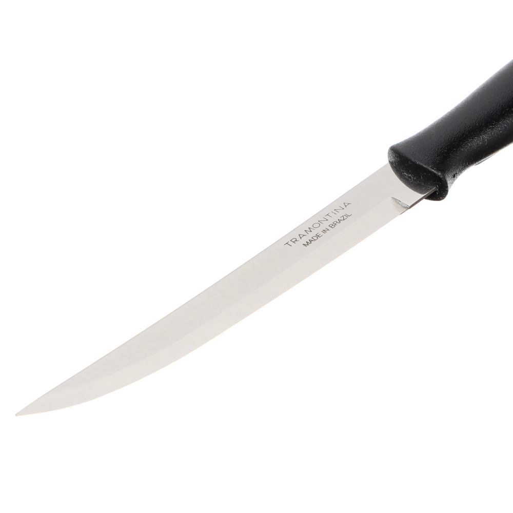 Кухонный нож 12,7 см Tramontina Athus, черная ручка, 23096/005 - #2