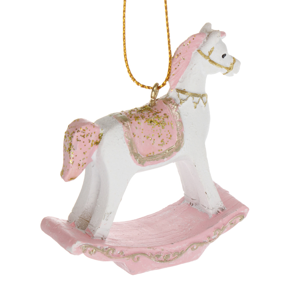 СНОУ БУМ Сувенир Лошадка качалка полистоун, 5,6x2,1x6,3 см, 2 вида - #4