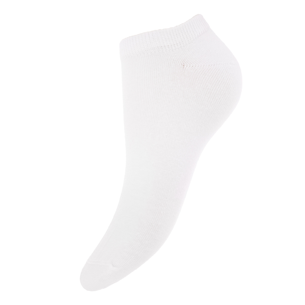 GLD Mio Носки женские укороченные, 35-38 р, 80% хлопок, 15% полиамид, 5% эластан, белый - #1