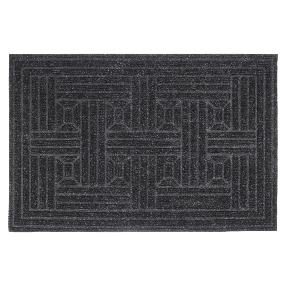 VETTA Коврик придверный, 40x60 см, полипропилен, черный - #1