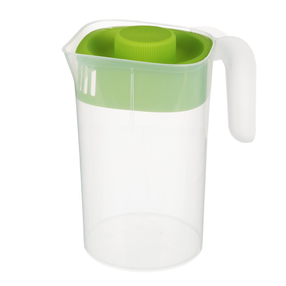 Набор посуды: кувшин 2л Practic с крышкой + стаканы 4шт 0,25л, пластик - #2