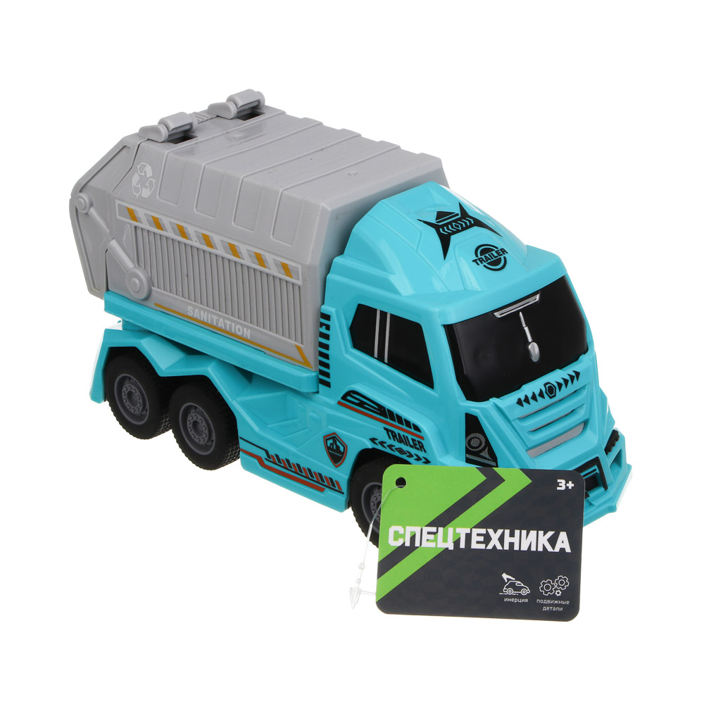 ИГРОЛЕНД Машина инерционная "Спецтехника", подвижные детали, PP, 20х8х10,5 см, 5 дизайнов - #2