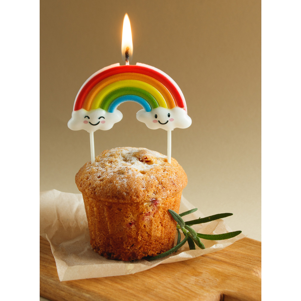 Свеча для торта FNtastic "Радуга" - #5