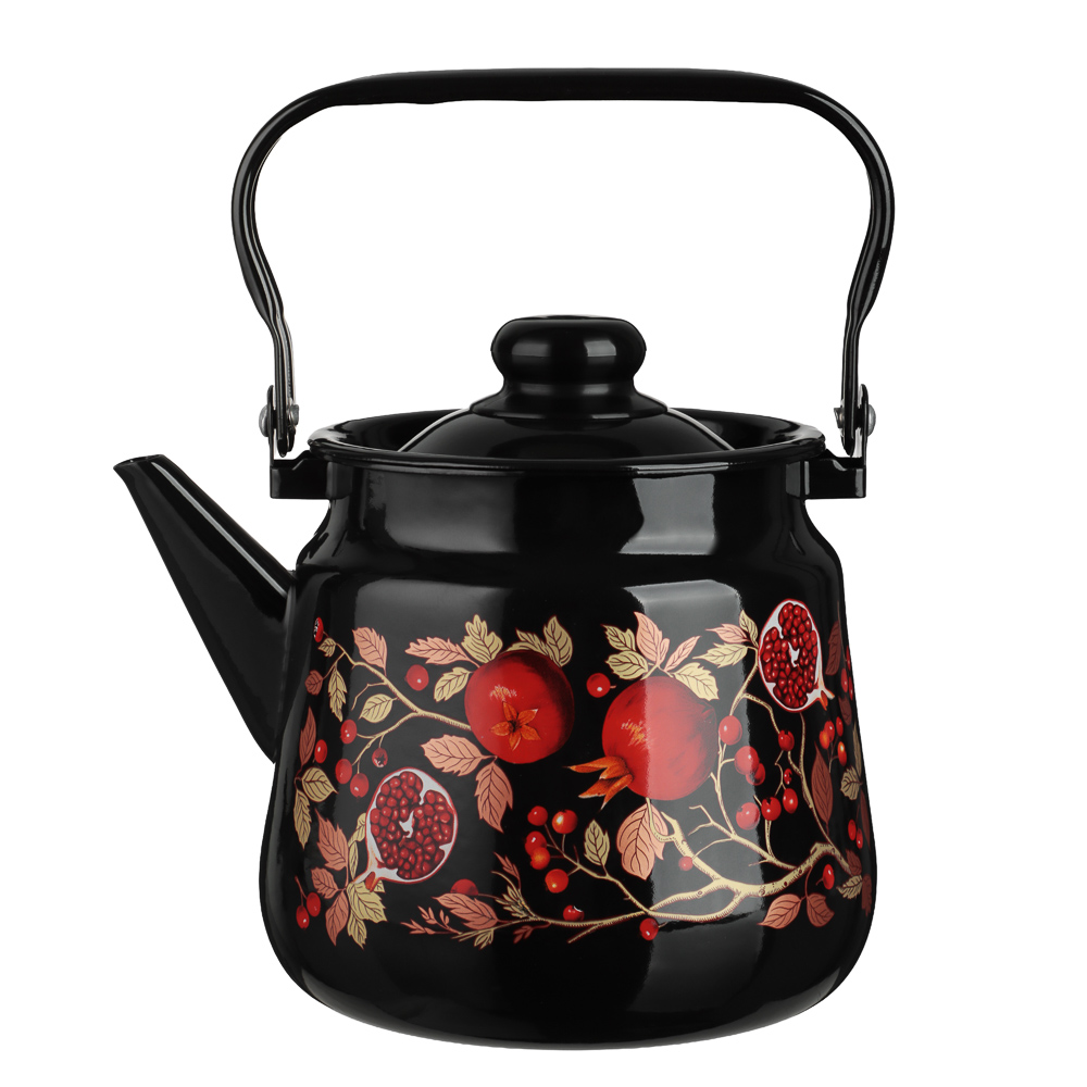 Гранат Чайник эмалированный, без свистка 3,5л, индукция - #1