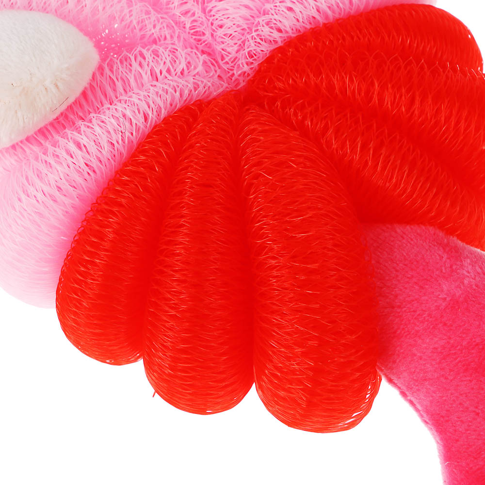 ЮL Мочалка банная для тела, полиэтилен, полиэстер, 50гр, 2 дизайна, МС24-04 - #5