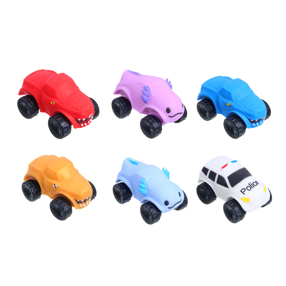 ИГРОЛЕНД Машинка растягивающаяся "Тянучка", песок, полимер, РР, 17х19х6,5 см, 6 дизайнов - #2