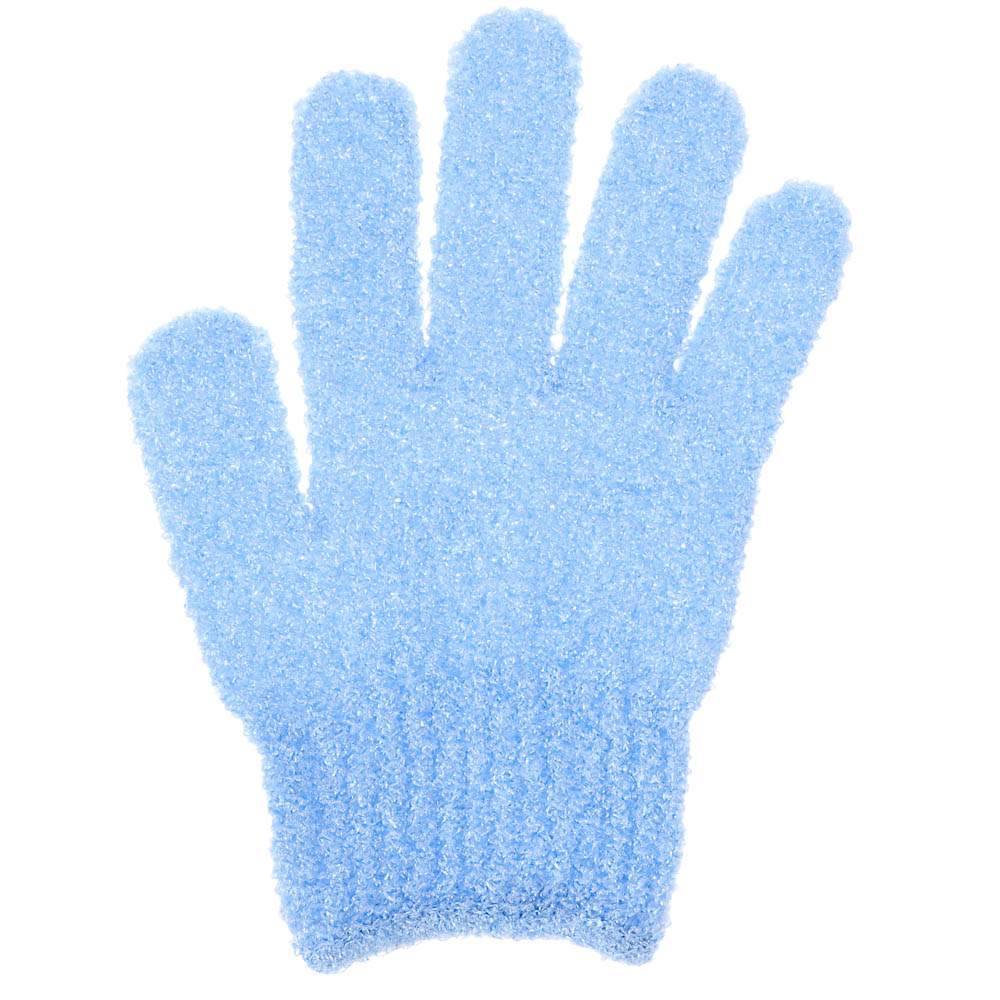 Мочалка перчатка тм ЮL с отшелушивающим эффектом, полиэстер, 18см, 5 цветов, МС24-06 - #12