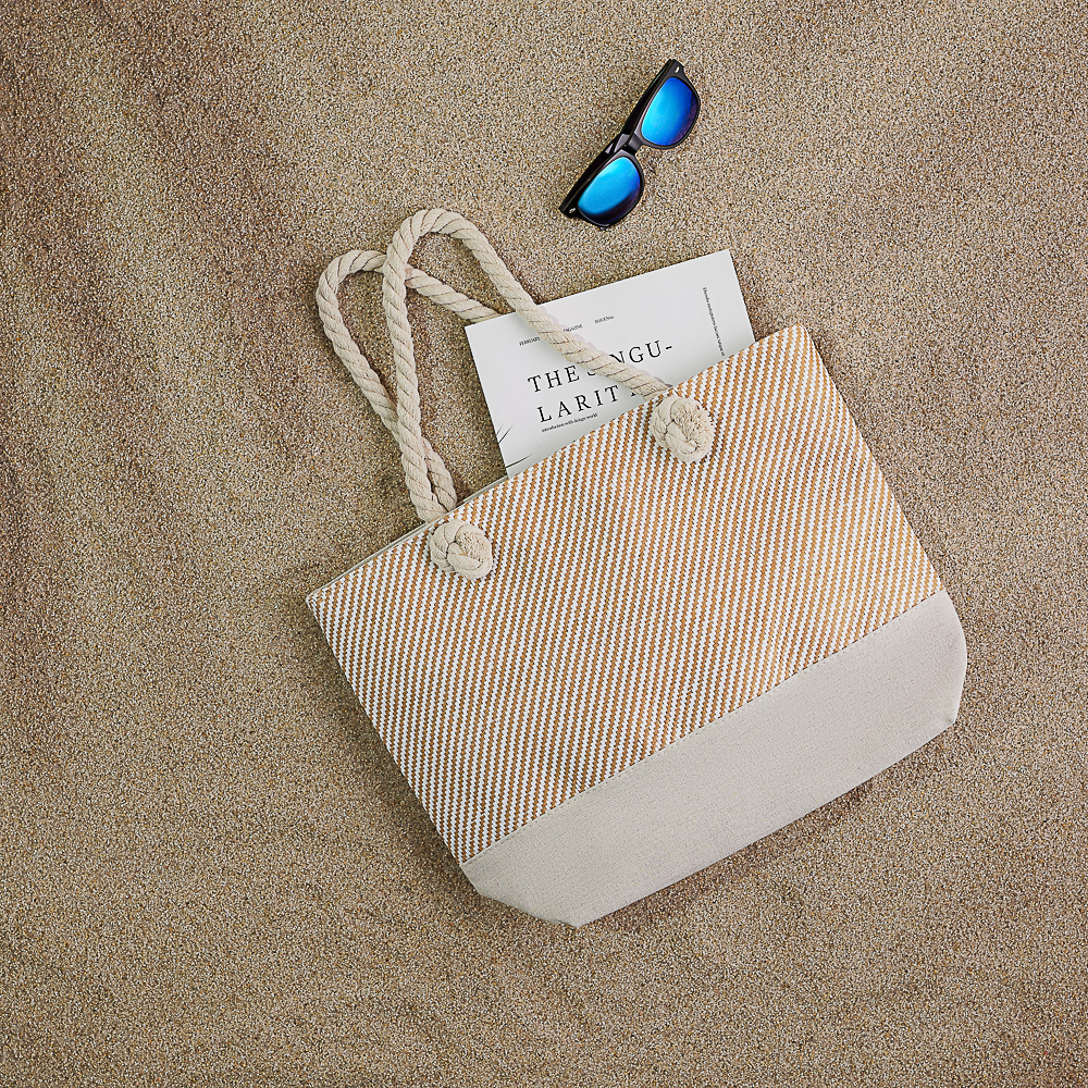 ЮL Сумка пляжная 44х33х11 см, 100% полиэстер, 3 цвета - #11