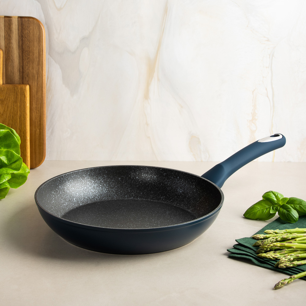 SATOSHI Ривьера Сковорода литая d28см, антипригарное покрытие мрамор, индукция - #8