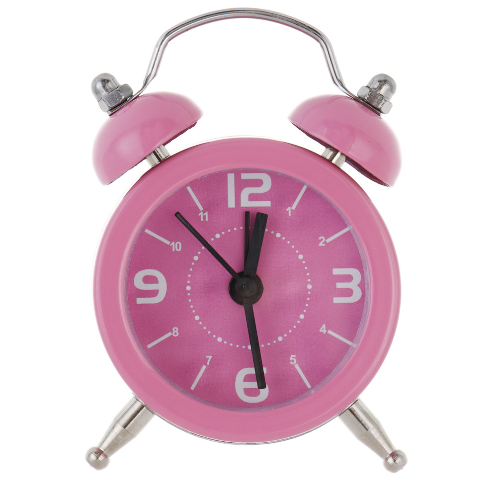 Будильник тм LADECOR CHRONO 5x2,5x7,5 см, пластик, металл, стекло, 1xLR44, 5 видов - #2