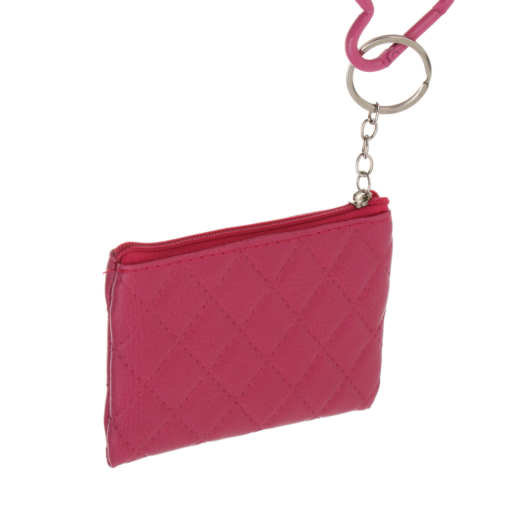 Подвеска паракорд с мини сумочкой на брелоке тм ЮL, ПУ, нейлон, пластик, 10,5х8 см, 3 цвета, арт.1 - #6