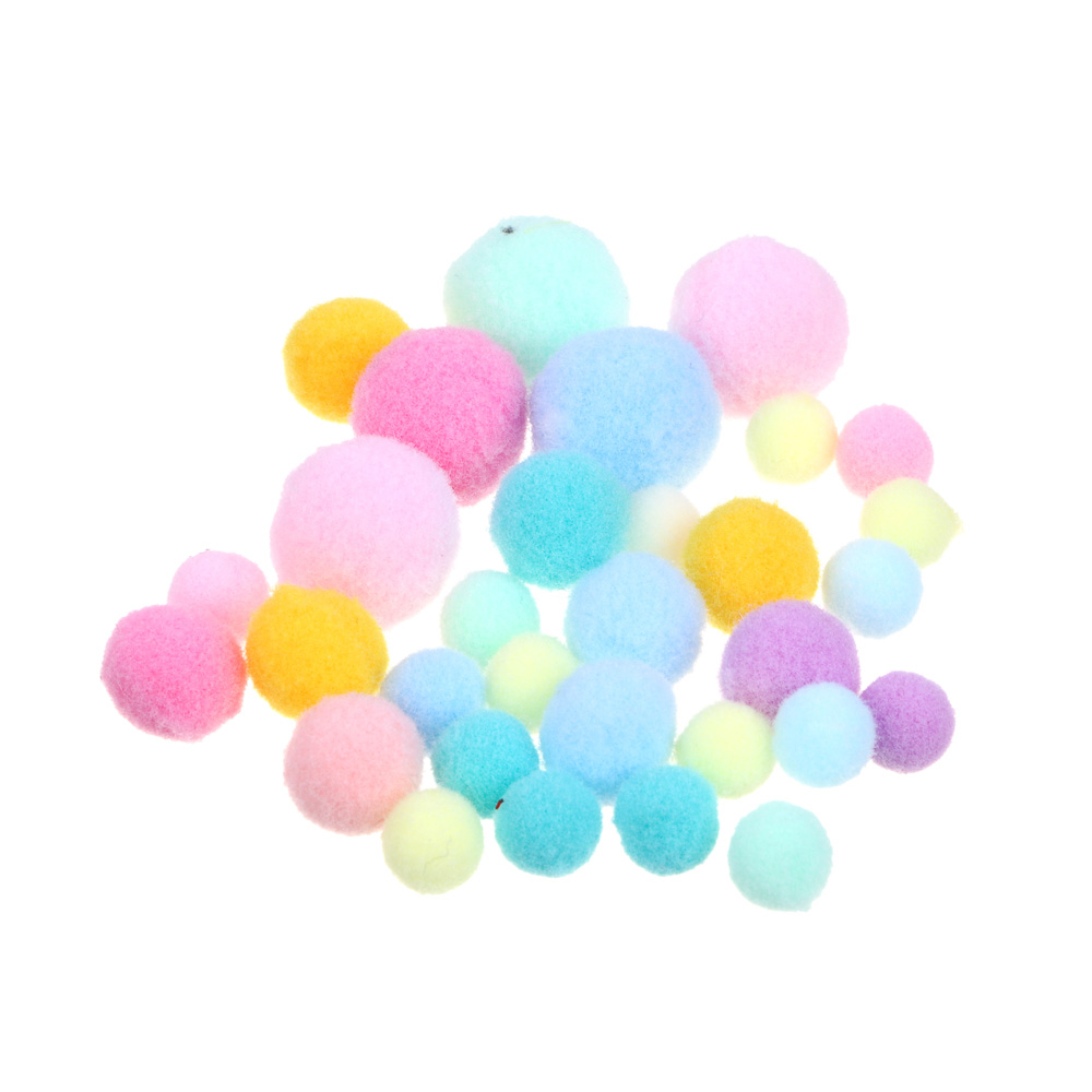 ХОББИХИТ Набор для творчества "Пушистые палочки" полиэстер, фетр, pvc, клей, 22х11,5х4,5см - #10