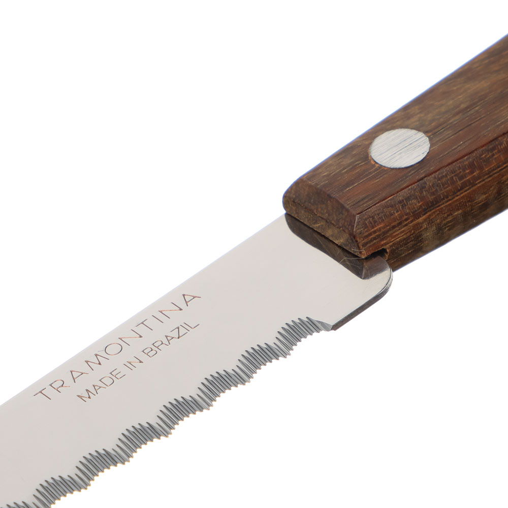 Нож кухонный с зубцами Tramontina "Tradicional", 12,7 см, 2 шт - #4