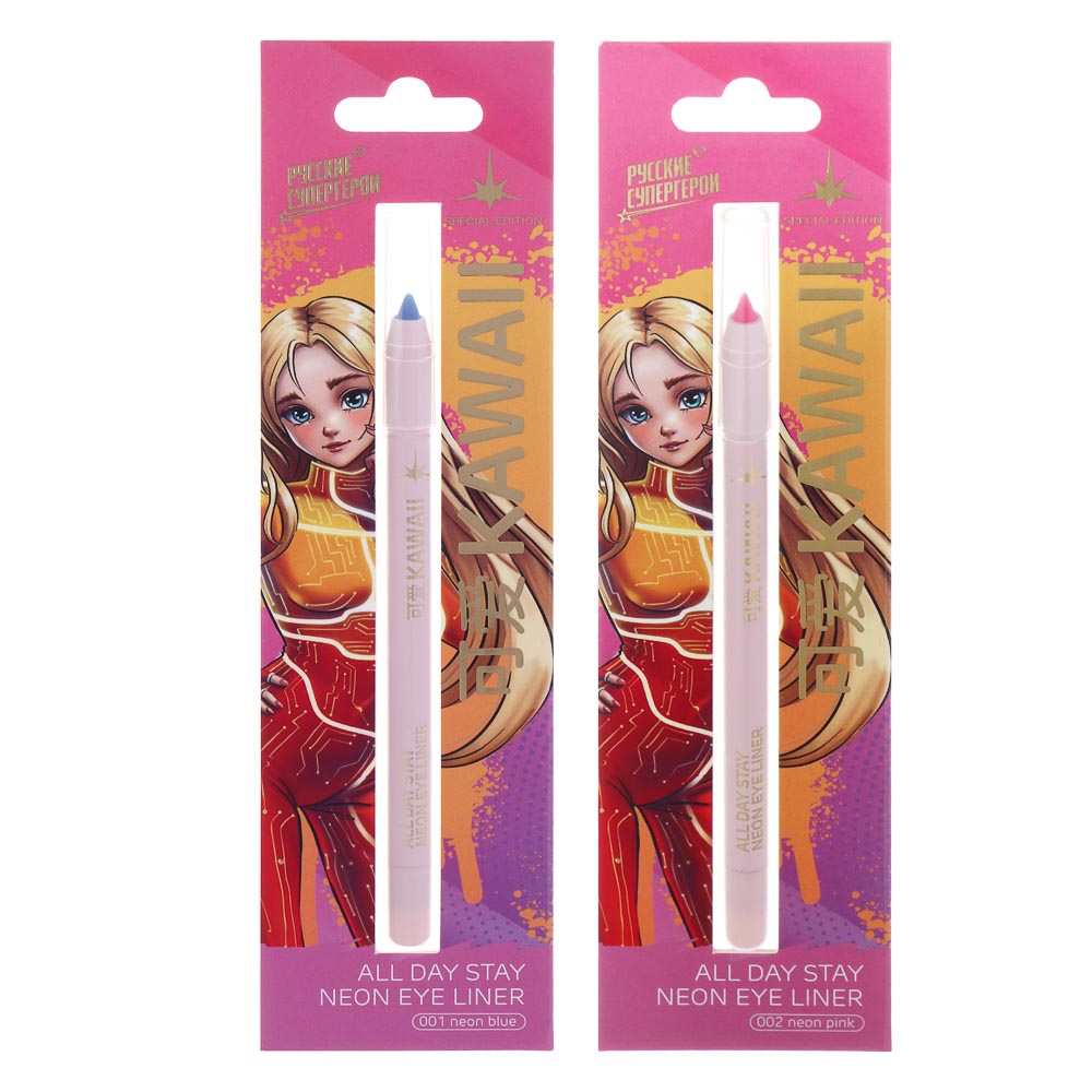 BY Русские Супергерои Заря Каваи Карандаш для глаз устойчивый, 1.2 гр, 2 цвета - #6
