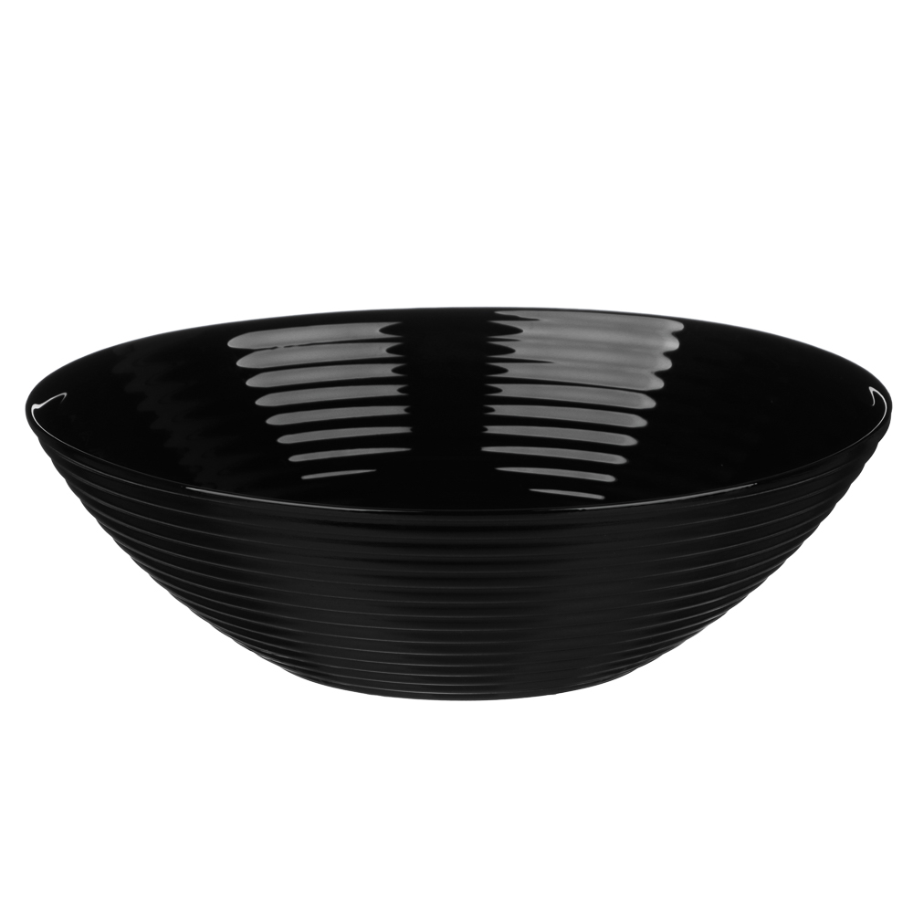 MILLIMI Бароло Салатник 24см черный опаловое стекло - #1