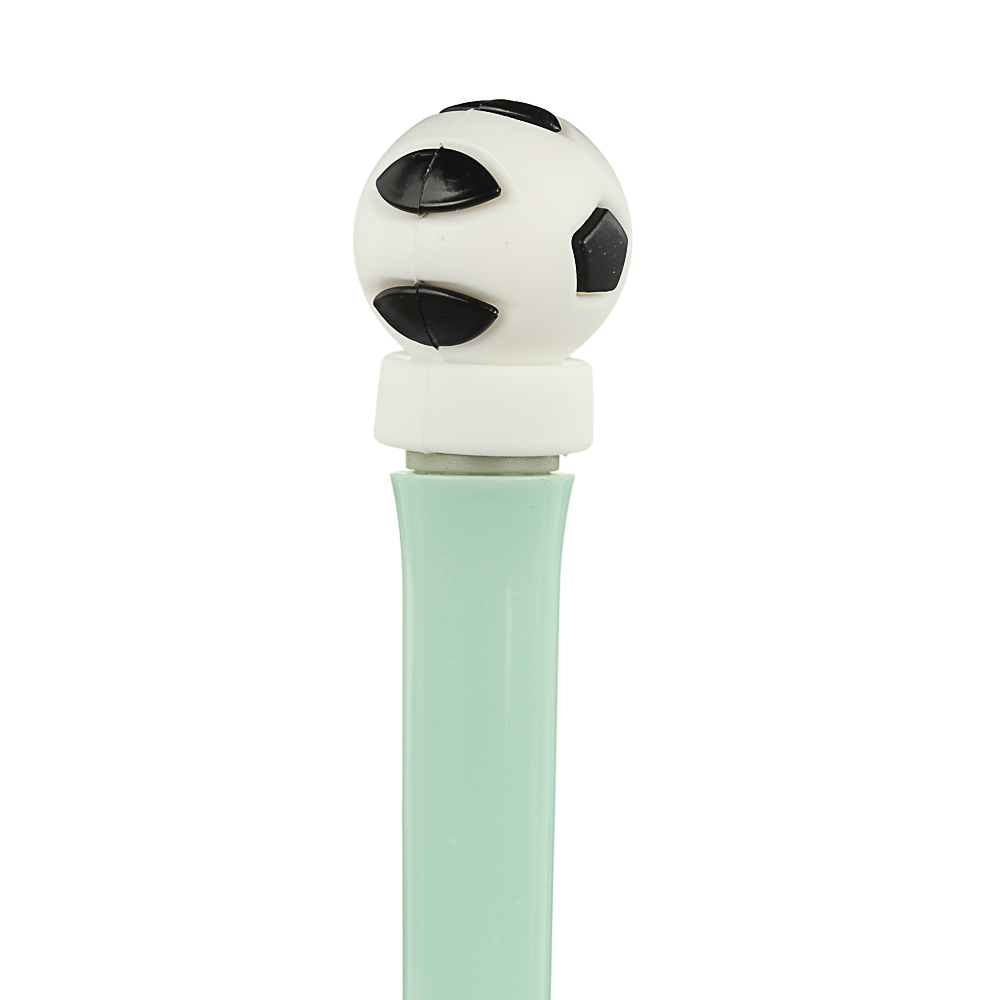 Ручка шариковая синяя, со светящейся и крутящейся фигуркой, 4 дизайна, 17см (+-1 см), пластик, пакет - #4