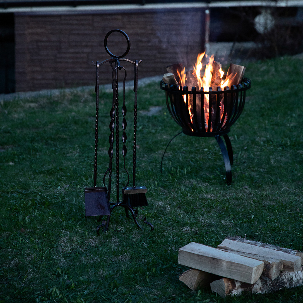 Комплект для камина 4 5 предметов 27x27x95см - #17