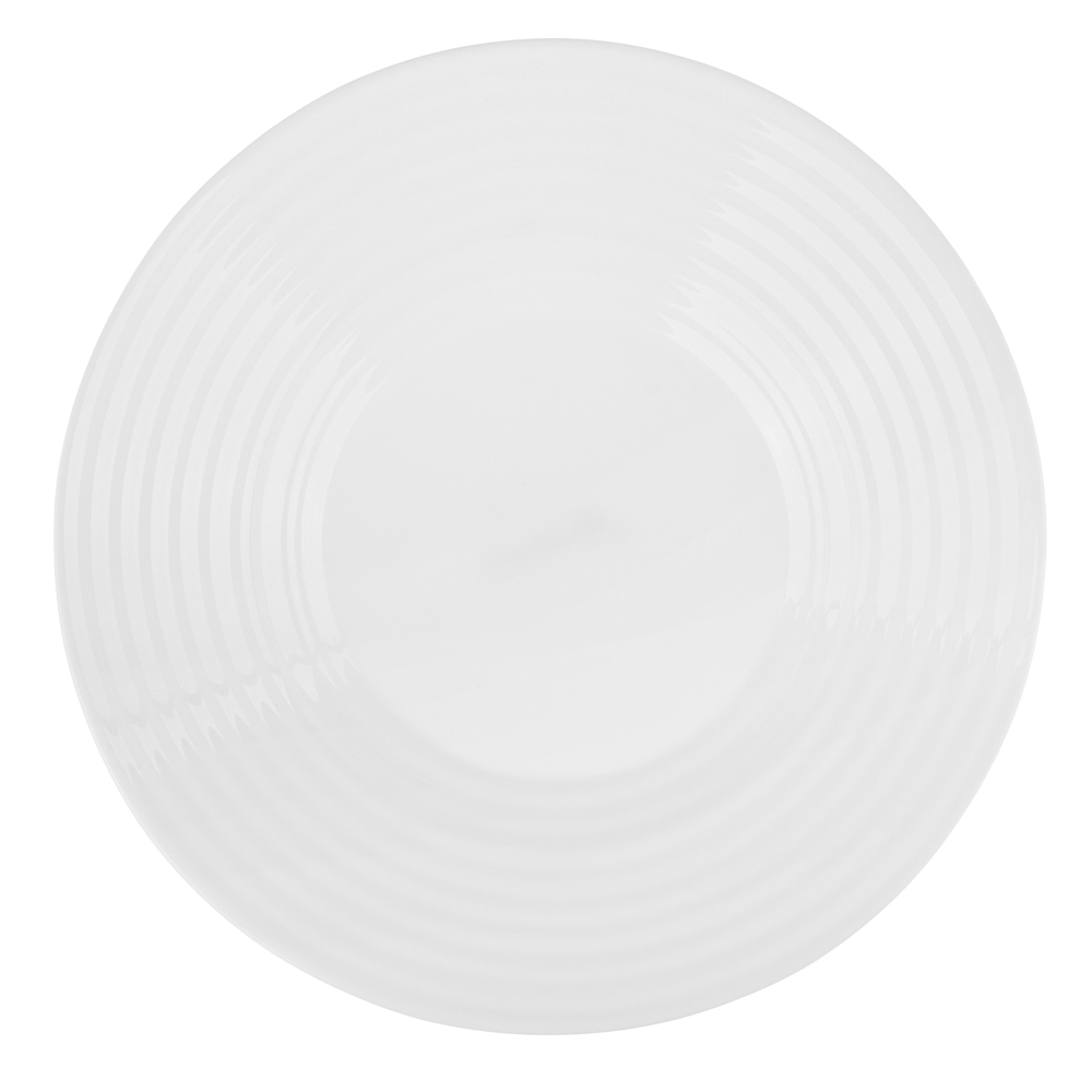 MILLIMI Бароло Тарелка суповая 21,5см белая опаловое стекло - #4