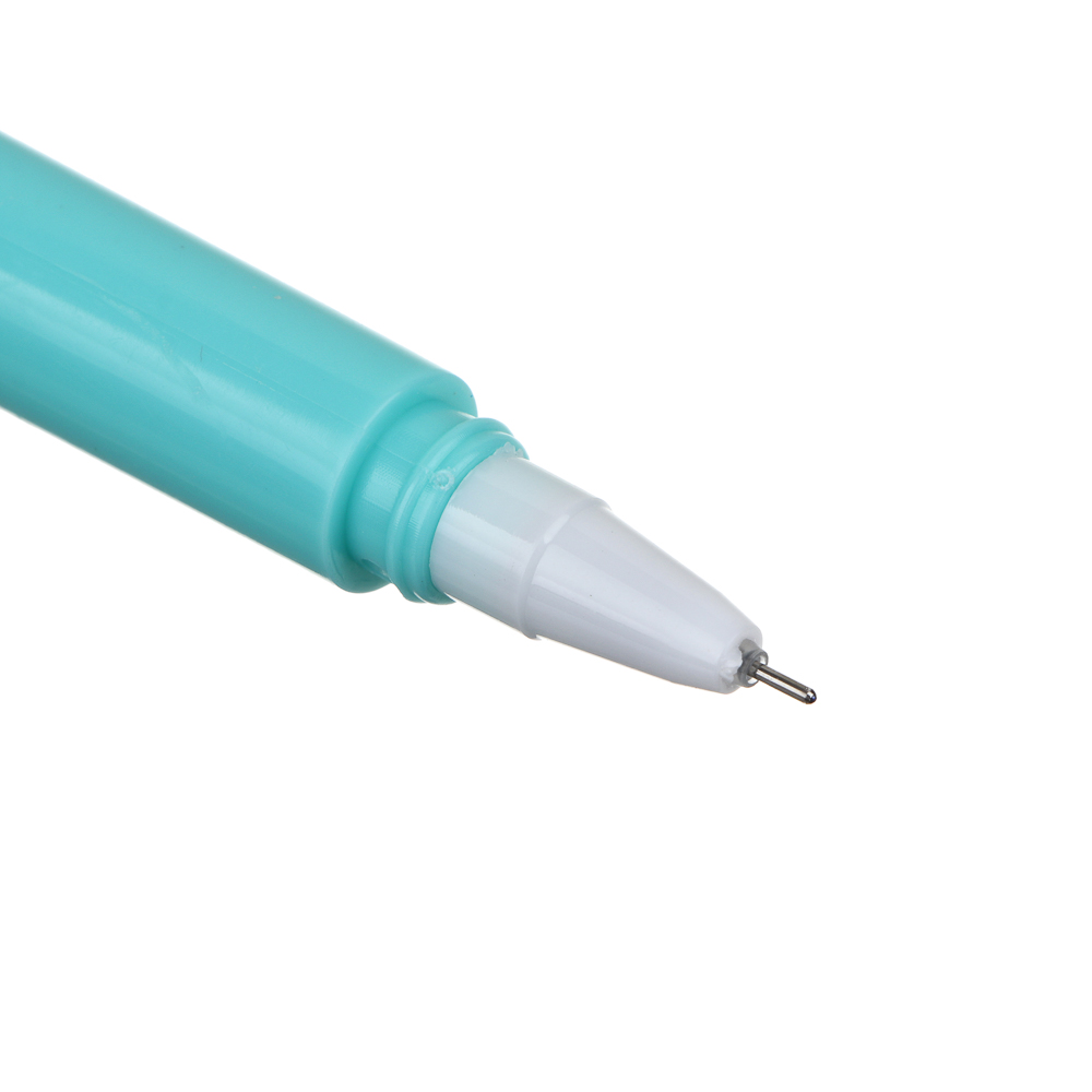 Ручка шариковая синяя, наконечник в форме зайчика, корпус с блестками, 20,5 см, 4 дизайна, пластик - #4