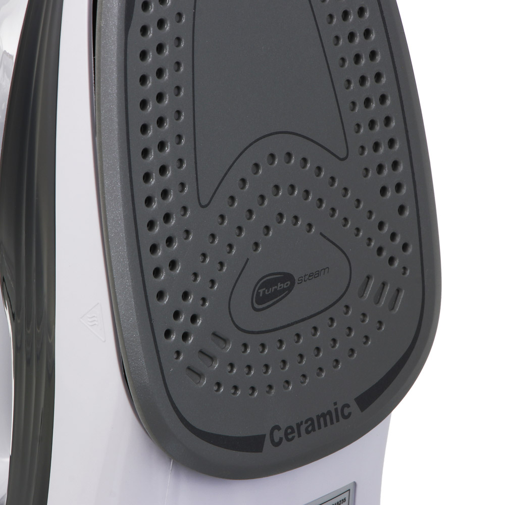 LEBEN Утюг с отпаривателем 3000 Вт, керамика, цифр. дисплей (антинакипь, антикапля, автоотключение) - #5