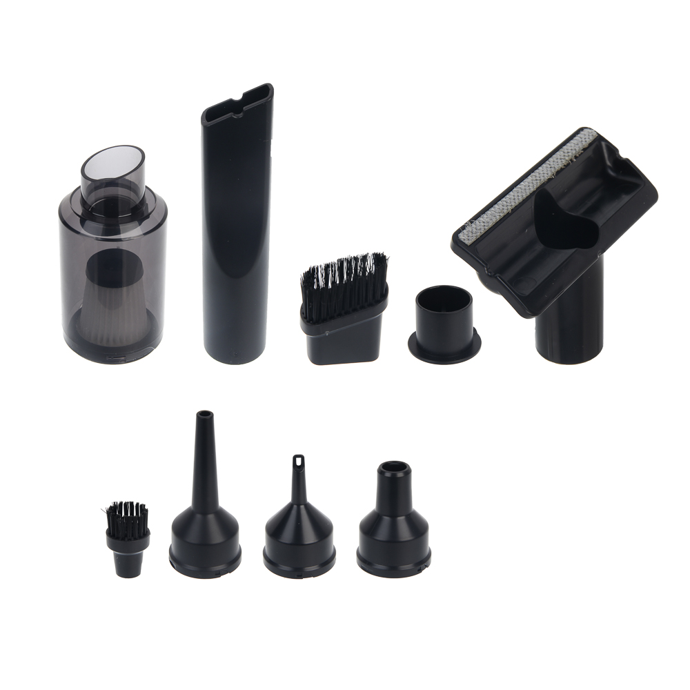 ЕРМАК Пылесос автомобильный, 8 насадок, 2 режима работы, 6000Па, зарядка от USB - #18