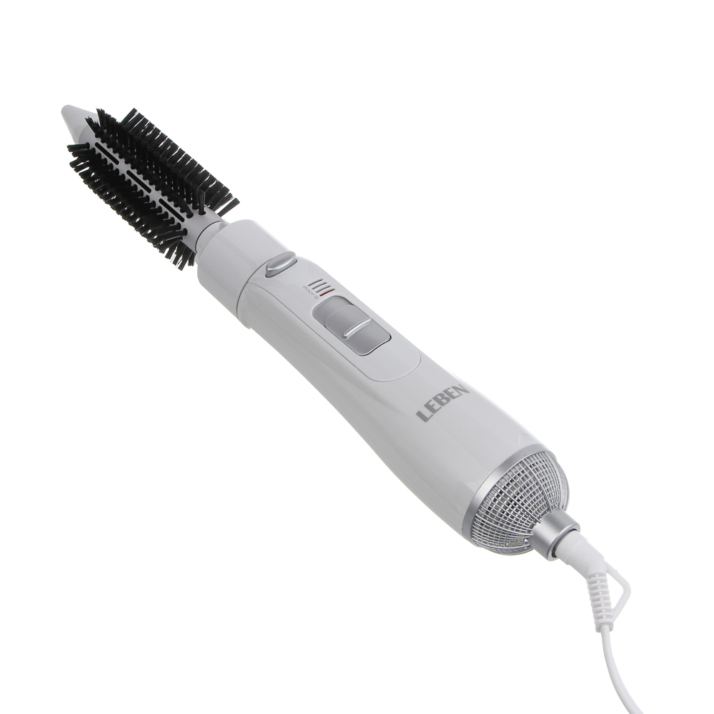 LEBEN Фен-щетка для волос, 1000Вт, 3 темп.реж., 2 насадки - #5