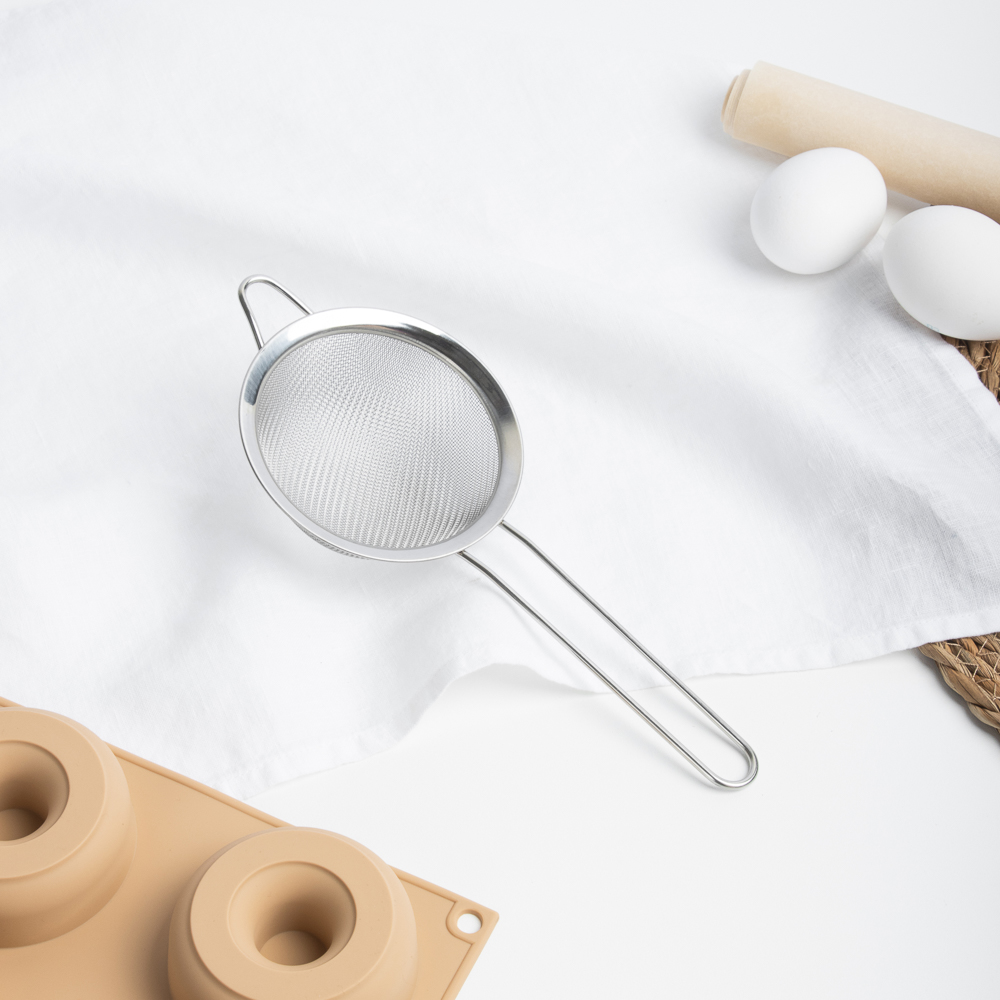 VETTA Сито с ободом и ручкой 10см, нерж.сталь - #6