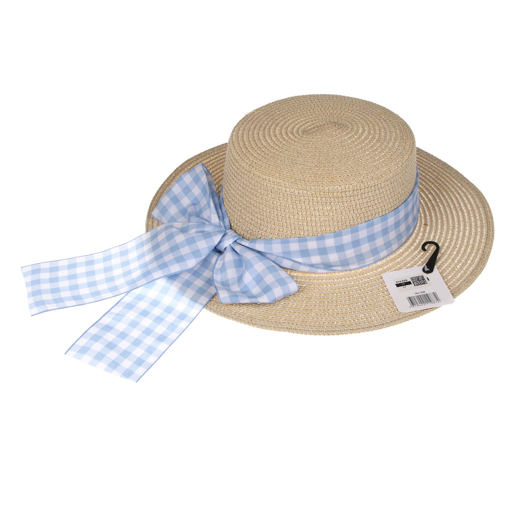 Шляпа женская с бантом, р. 58, 100% целлюлоза, тм GALANTE, разноцветная, #2 - #5