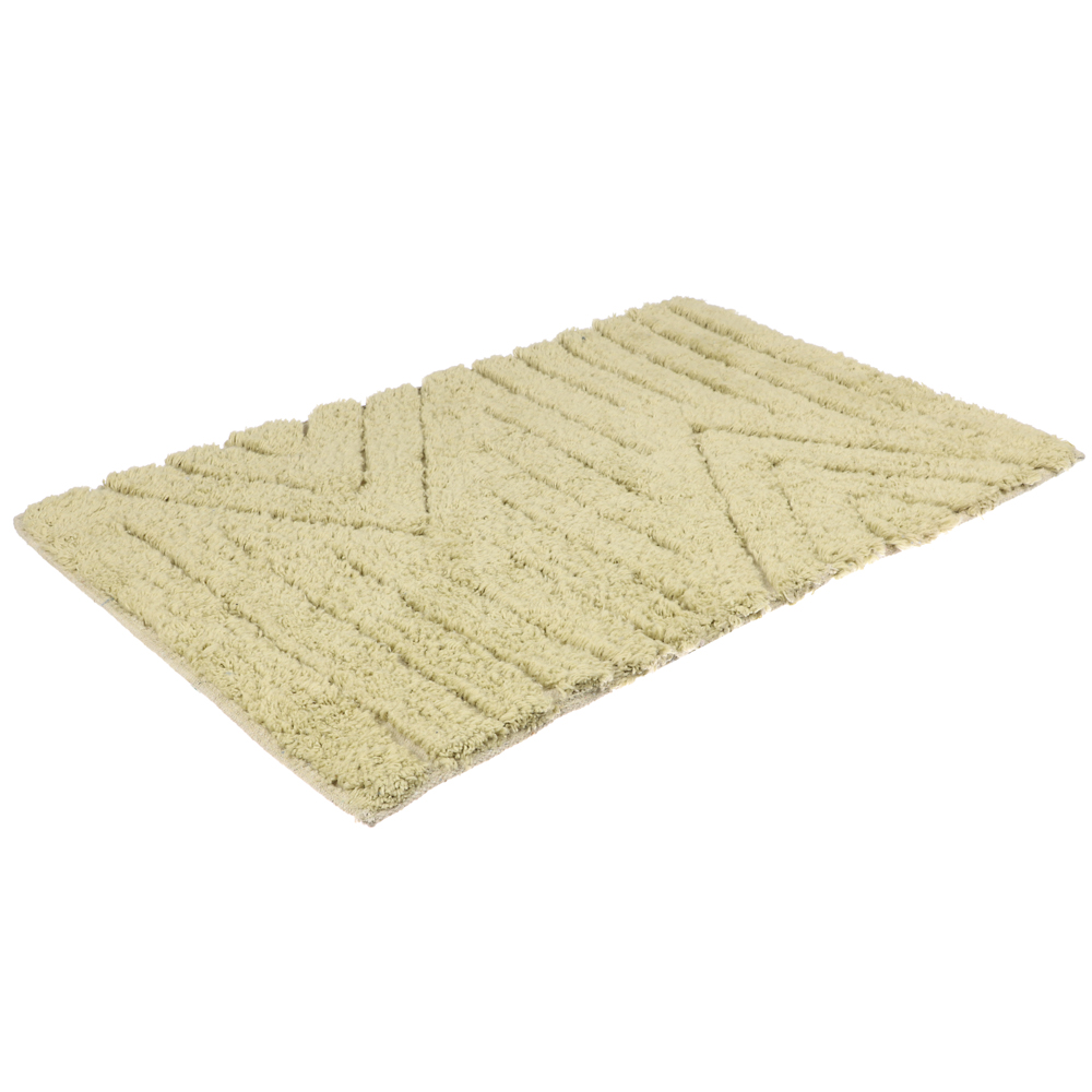 VETTA Коврик для ванной 40x60 см, хлопок, фисташковый, 5600, (Индия) - #2