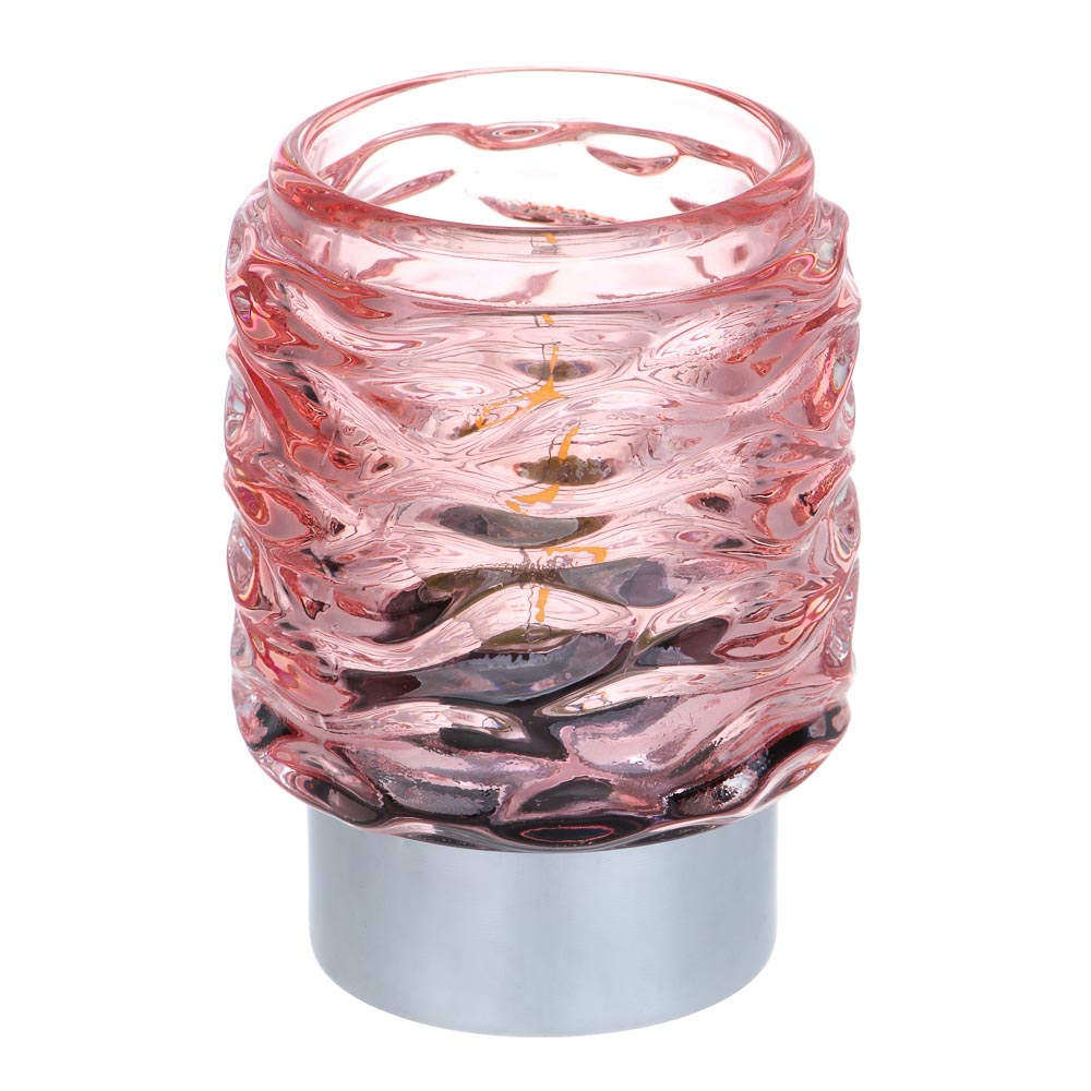 Светильник LED, 8.7х8.7х12 см, металл, стекло, 2xААА - #1